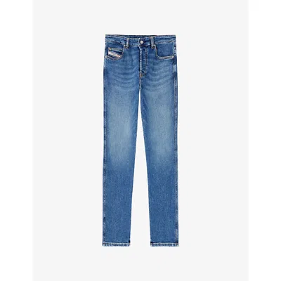 Diesel Mens 01 1993 D-vyl 0adba Slim-fit Denim Jeans In Blue