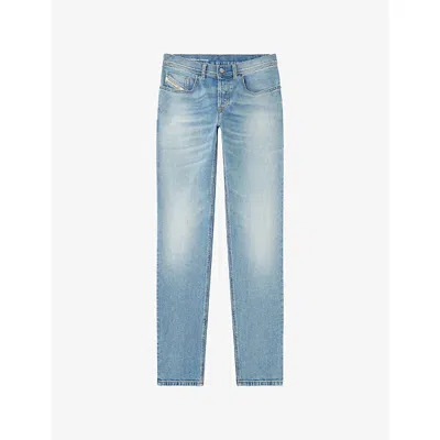 Diesel Mens 01 2023 D-finitive Relaxed-fit Denim Jeans In Blue