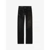 Diesel Wide-leg Trousers With Pockets And Belt Loops