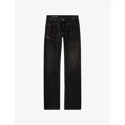 DIESEL MENS DIESEL D-ZETA RELAXED-FIT DENIM JEANS
