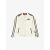 Diesel Mens L-pop Embroidered Logo-patch Leather Biker Jacket 129
