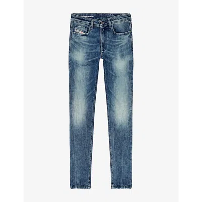 Diesel Mens 1979 Sleenker Skinny Denim Jeans 01 In Blue