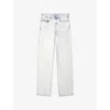 Diesel Mens  2001 D-macro 09180&nbsp;relaxed-fit Wide-leg Denim Jeans