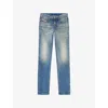 Diesel Mens 1979 Sleenker Distressed Skinny-leg Stretch-denim Jeans 01