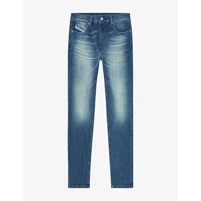 Diesel Mens 2019 D-strukt Slim-leg Denim Jeans In Blue