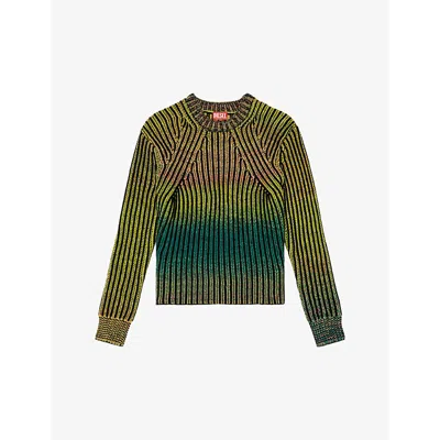 Diesel Oakland Ribbed Sweater In 5kv