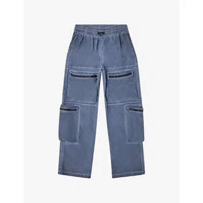 Diesel Mens  J Noode Patch-pocket Elasticated-waist Nylon Trousers