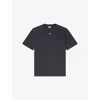 Diesel Mens 9xx T-madjust-tr Branded Cotton-jersey T-shirt In Black