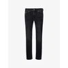 Diesel Mens Black 1979 Sleenker Skinny-fit Stretch-denim Jeans In Black