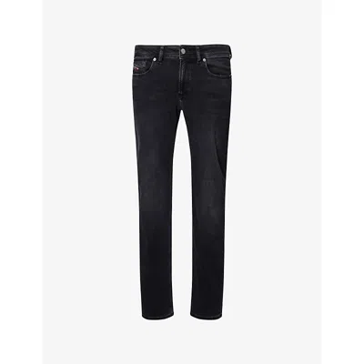 Diesel Mens Black 1979 Sleenker Skinny-fit Stretch-denim Jeans