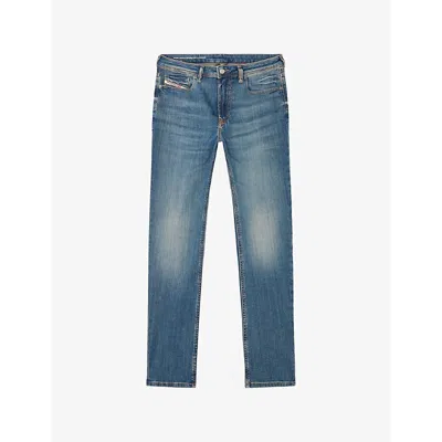 Diesel Mens 01 1979 Sleenker 0bmbt Skinny-fit Denim Jeans