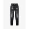 Diesel Mens 02 1979 Sleenker Skinny-fit Denim Jeans In Black
