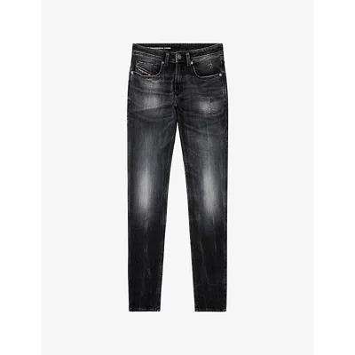 Diesel Mens 02 1979 Sleenker Skinny-fit Denim Jeans In Black