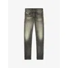 Diesel Mens 02 1979 Sleenker Tapered-leg Skinny-fit Stretch-denim Jeans