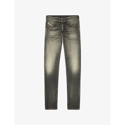 Diesel Mens 02 1979 Sleenker Tapered-leg Skinny-fit Stretch-denim Jeans