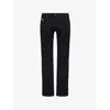 Diesel Larkee Straight Leg Jeans In 008 - Black/denim