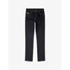 Diesel Mens 01 1993 D-vyl Straight-leg Denim Jeans In Black