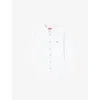 Diesel Mens 01 D-simply Bleach-effect Denim Shirt In White
