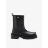 Diesel D-texan Square-toe Boots In Black