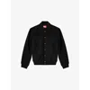 Diesel Mens 9xx J-arry Logo-embossed Wool-blend Bomber Jacket In Black