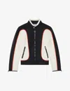Diesel Blink Stand Collar Front Pockets Jacket In Black Black Black