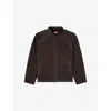 Diesel Mens 93r J-henri-souvenir Phoenix-embroidered Woven Jacket In Brown
