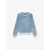 Diesel Mens 89m K-larence-b Crewneck Cotton-jersey Sweatshirt