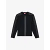 Diesel Mens 900 K-matty Zipped Cotton-knit Cardigan In Black