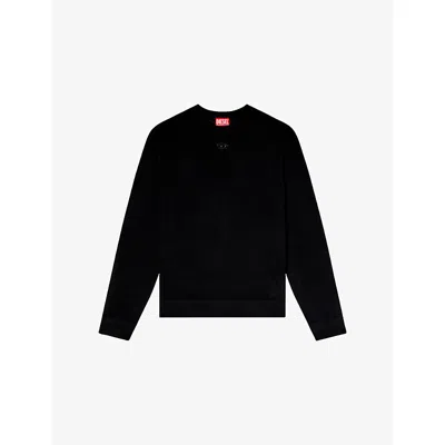 DIESEL MENS DIESEL K-VALIAM CUT-OUT WOOL JUMPER