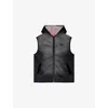 Diesel Mens 02 S-haky Hooded Denim-effect Jersey Vest