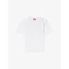 Diesel Mens  T-adjust-bigoval Brand-embossed Cotton-jersey T-shirt In 100