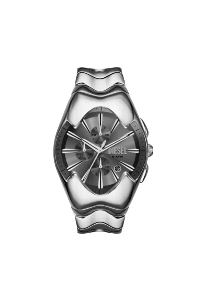 Diesel Mercurial Stainless Steel Watch In Silver