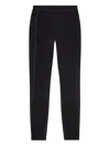 Diesel Meredith-utlt Seam-detail Leggings In Black