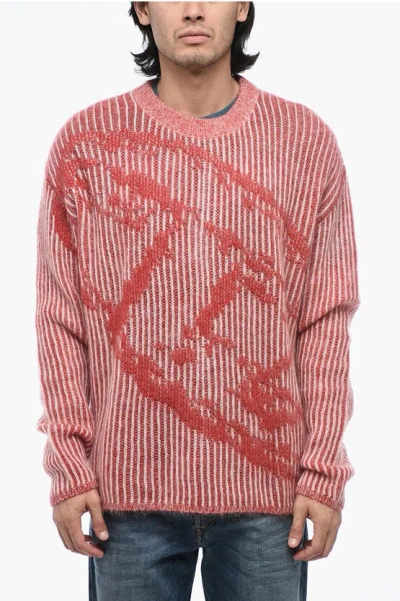 Diesel Merino Wool K-edro Sweater In Red