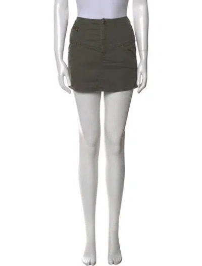 Pre-owned Diesel Mesh Accents Mini Skirt In Black