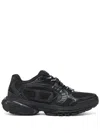 Diesel Sneakers Mit Netzeinsatz In Schwarz