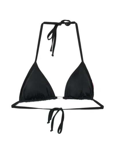 Diesel Metal Logo Bikini In Black