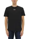 Diesel S-cooling Biologic Cotton Sweatshirt With Metal Oval-d Logo In Black