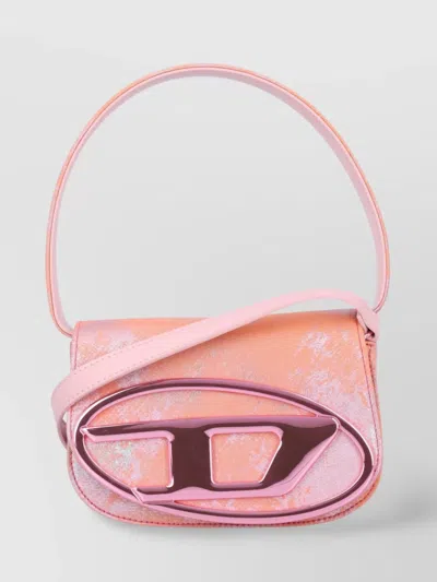 Diesel Metallic Denim Shoulder Bag