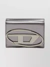 Diesel Metallic Finish Purses And Cardholders Collection In Gray