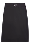 Diesel ® Metallic Oval D Cutout A-line Skirt