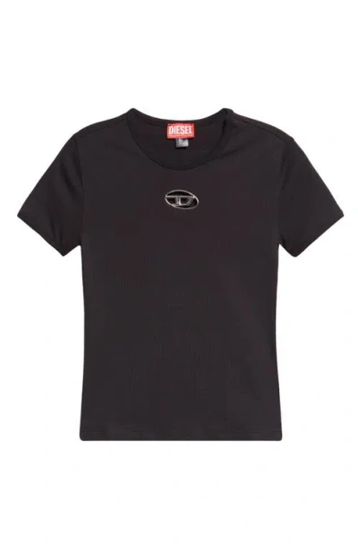 Diesel ® Metallic Oval D Cutout Slim Fit T-shirt