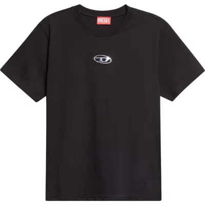 Diesel ® Metallic Oval D Cutout T-shirt