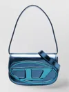 Diesel Metallic Rectangular Shoulder Strap Bag In Blue