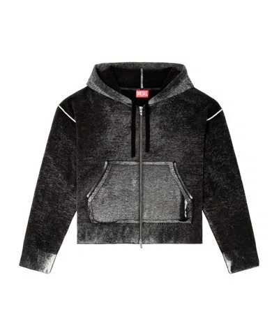 Diesel M-hermine Zip-up Hoodie In Multi