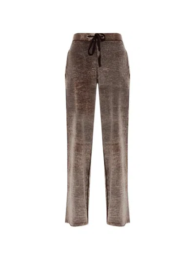 Diesel Multicolor Wool M-honorine Joggers In Brown