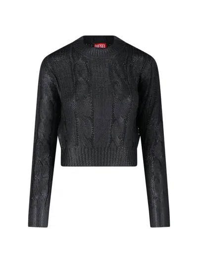 DIESEL MICCHA CROP SWEATER