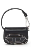 Diesel ® Micro 1dr Leather Bag Charm In Black