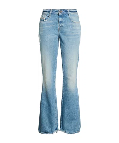 Diesel Micro Flare Jeans In Blue
