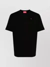 Diesel Cotton T-shirt With Logo Embroidery